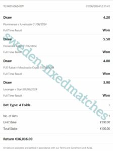 sweden ticket fixed matches