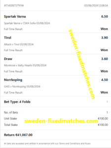 today ticket fixed matches